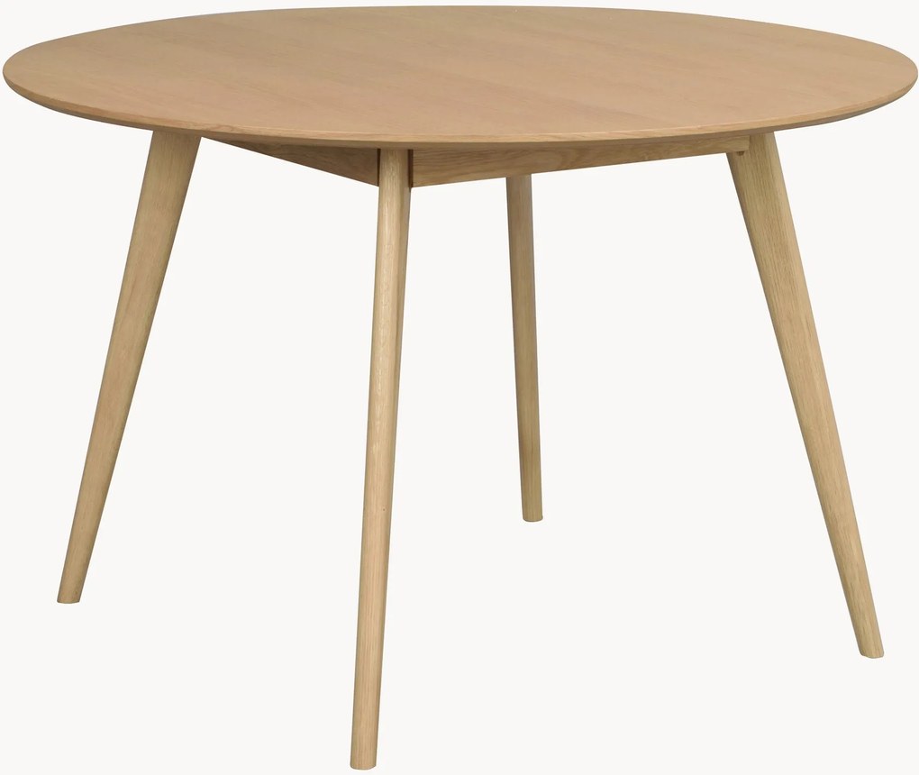 Mesa de jantar redonda em madeira Yumi, Ø 115 cm