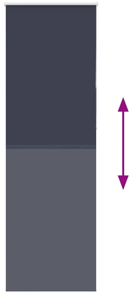 Persiana de enrolar 65x230 cm largura tecido 60,7 cm poliéster