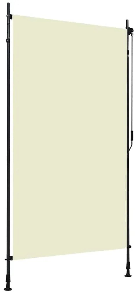 Estore de rolo para exterior 120x270 cm creme