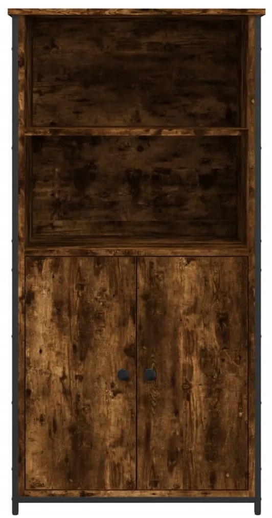 Aparador alto 62x36x121,5 cm derivados madeira carvalho fumado