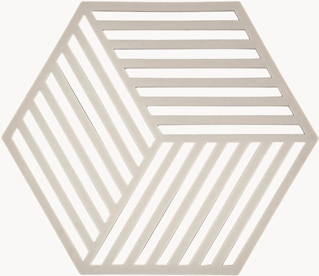 Bases para copos em silicone Hexagon, conjunto de 6