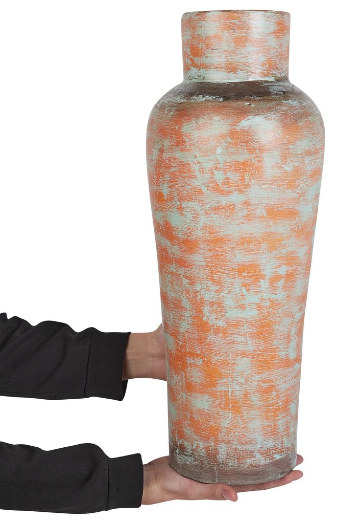 Terracota Jarro decorativo 55 Verde GONNOS Beliani