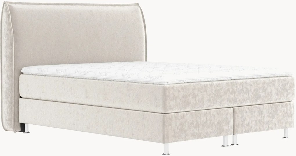 Cama divã em veludo artesanal Chermin, H3