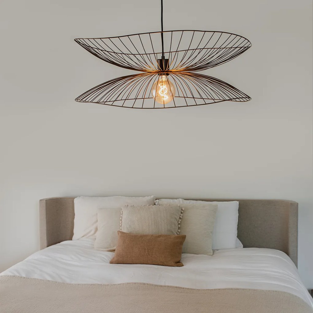 Candeeiro de suspensão design bronze 66 cm - Pua