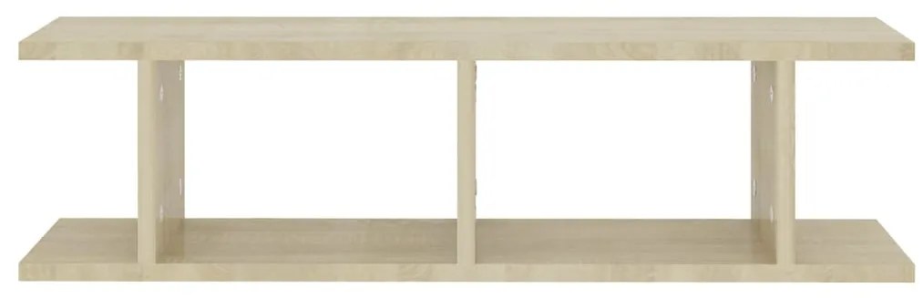 Estantes de parede 2 pcs 78x18x20 cm deriv. madeira sonoma