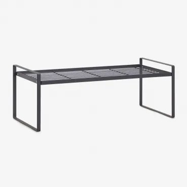 Estante Organizador Em Ferro Izarne Cinza Grafito & 50 Cm - Sklum