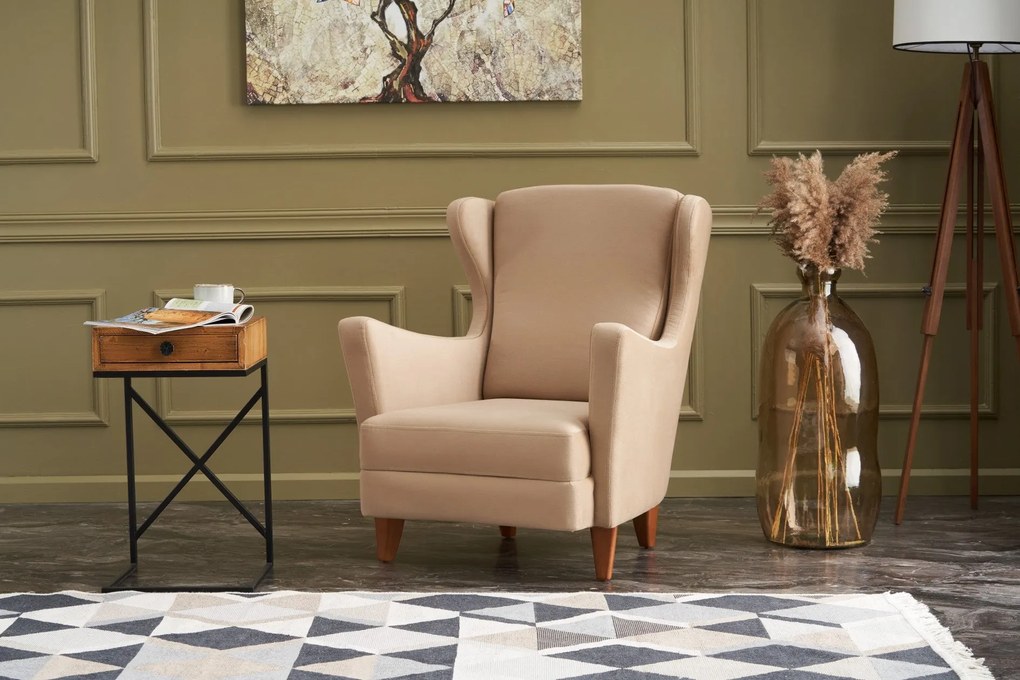Cadeirão Lola – Creme – 77 cm x 98 cm x 80 cm