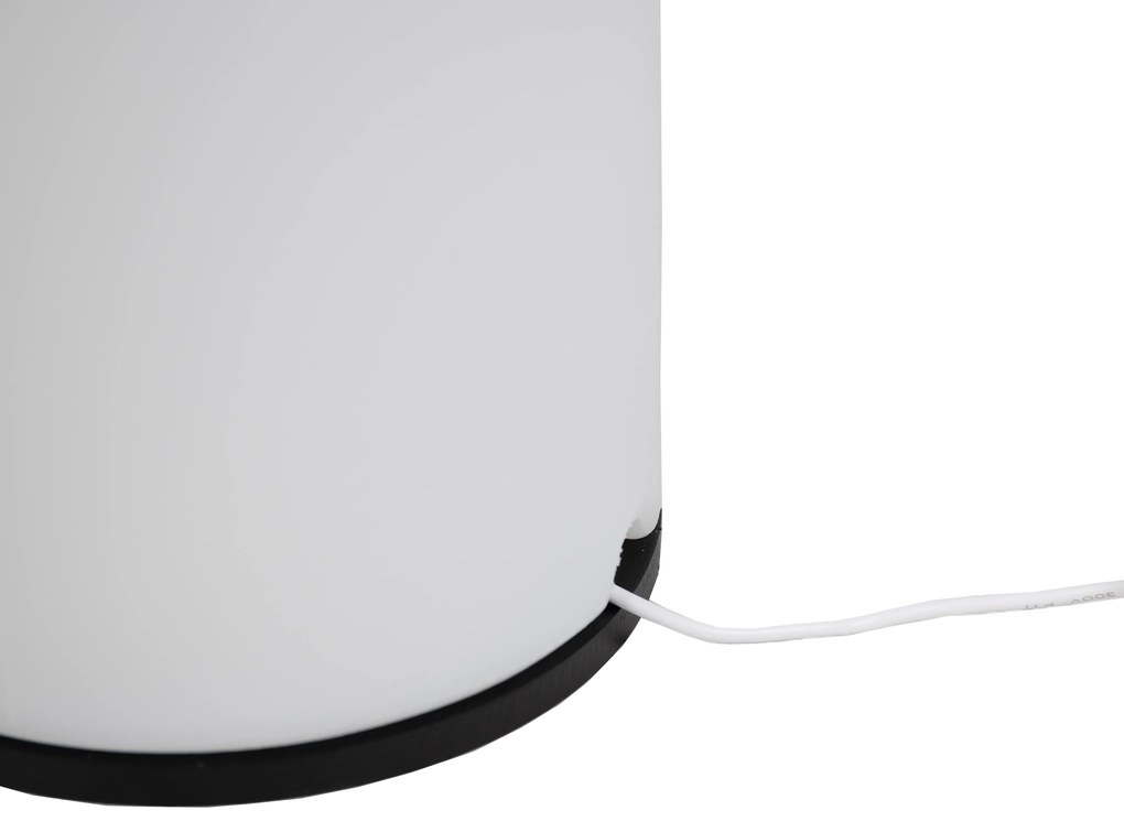 Candeeiro de pé para exterior branco Incl. LED IP65 Recarregável RGB - Fity Moderno