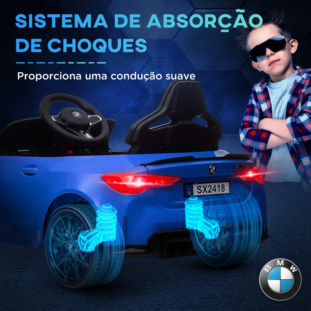 AIYAPLAY Carro Elétrico para Crianças BMW M4 Veículo Elétrico para Cri