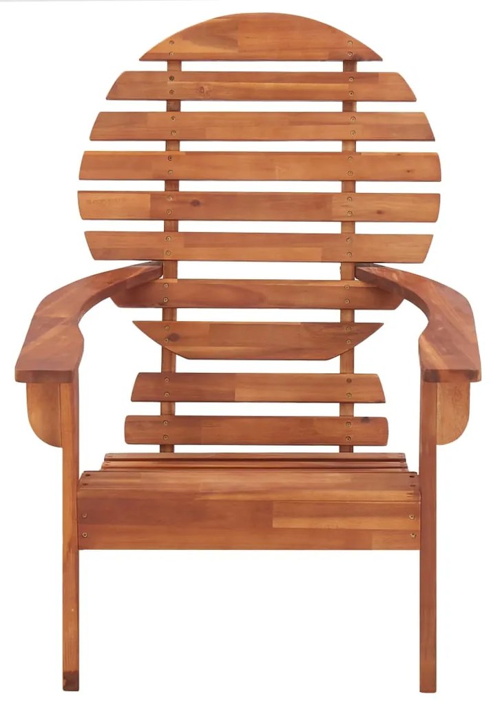 Cadeira Adirondack em madeira de acácia maciça