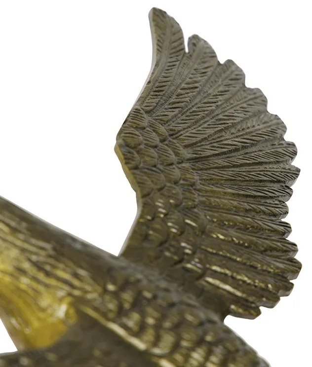 Candeeiro de parede vintage em latão - Animal Fugl