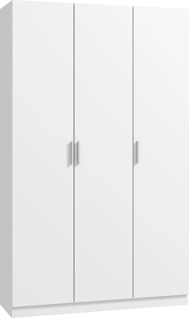 HOMCOM Guarda-Roupa com Prateleiras Ajustáveis e Portas Soft Close para Quarto, Branco | Aosom Portugal