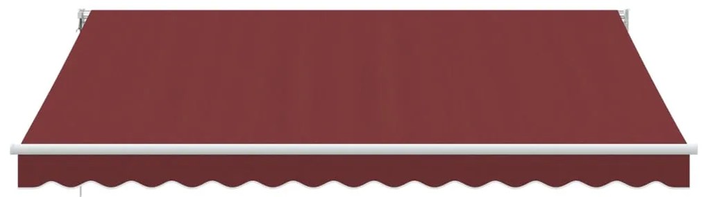 Toldo retrátil automático 400x300 cm bordô