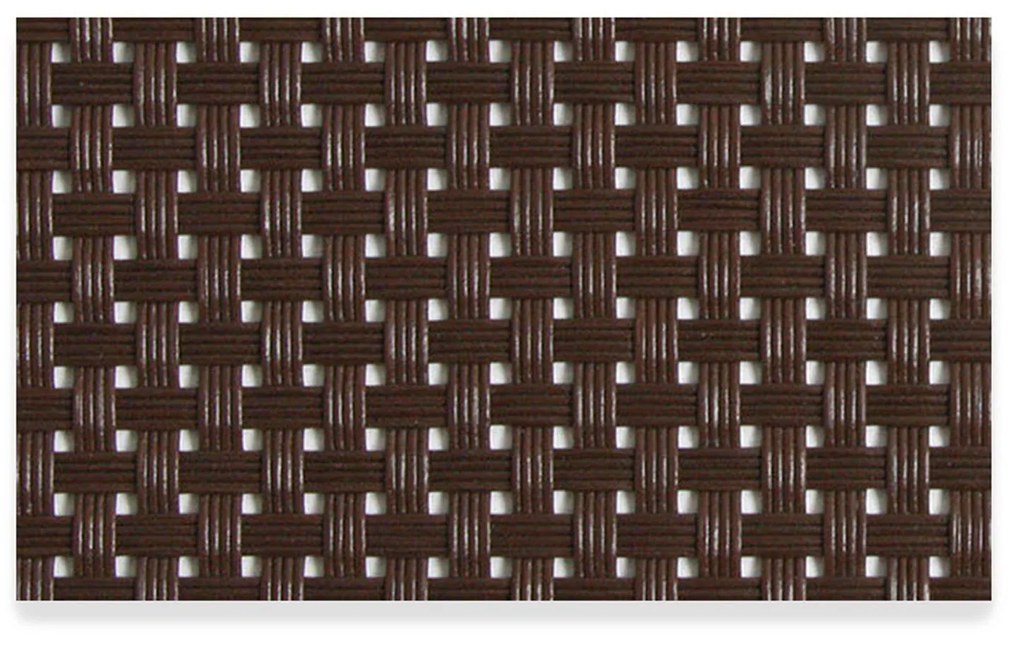Individual Pvc Retangular Castanho 45X33cm
