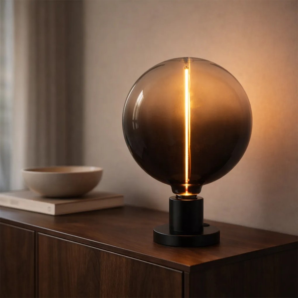 Lâmpada LED E27 G200 Fumê 4W 100lm 1800K