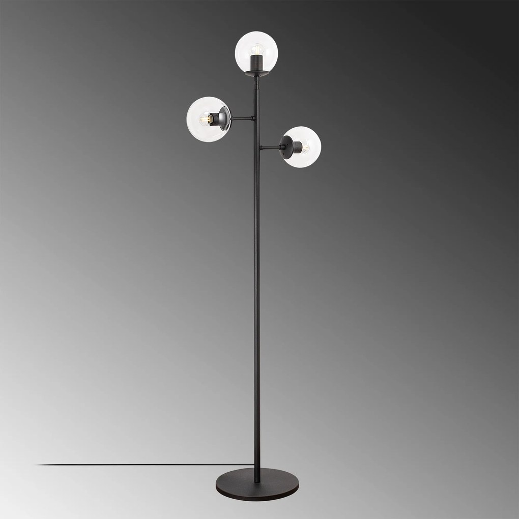 Candeeiro de Pé Atmaca – Preto – 57 x 22 cm