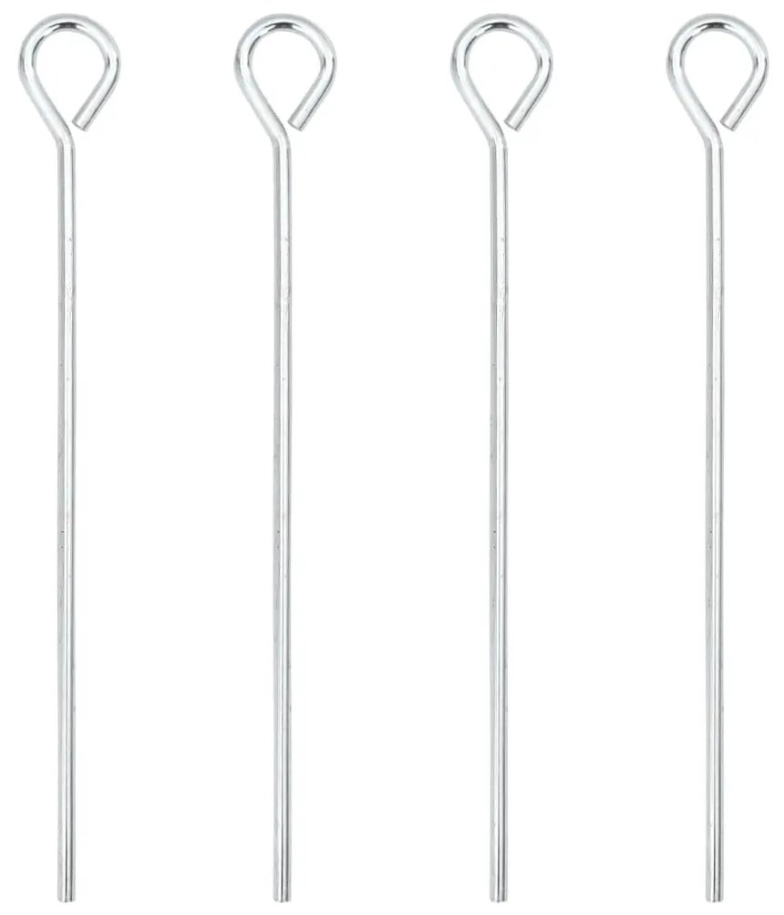 Conjunto de badminton com 4 raquetes e rede 620x151 cm