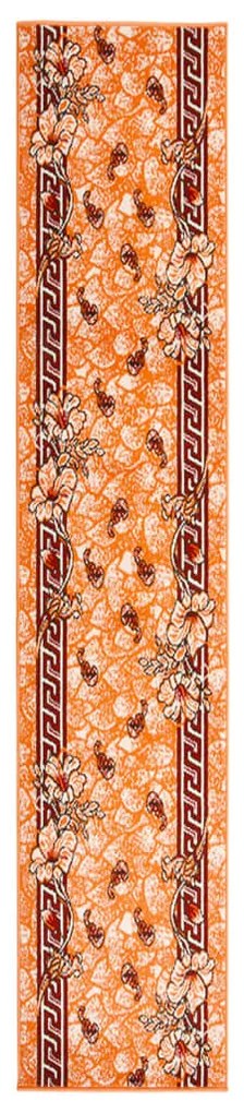 vidaXL Passadeira 80x450 cm polipropileno terracota