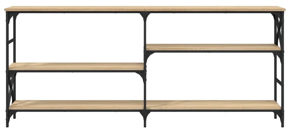 Mesa consola 180x29x76,5 cm derivados madeira carvalho sonoma