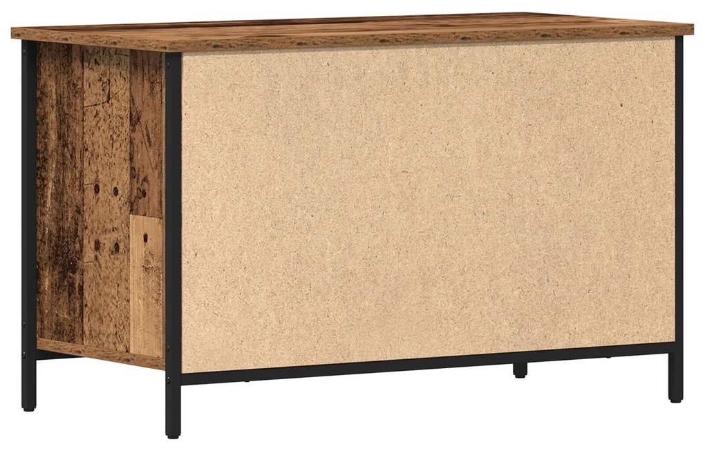 Estante para TV vidaXL Madeira Antiga 80x40x50 cm Madeira engenheirada