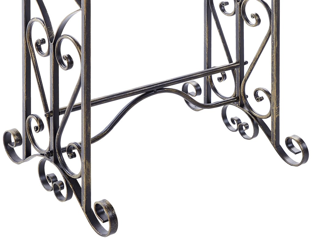 Toalheiro vertical preto 45 x 90 cm CHILLAN Beliani