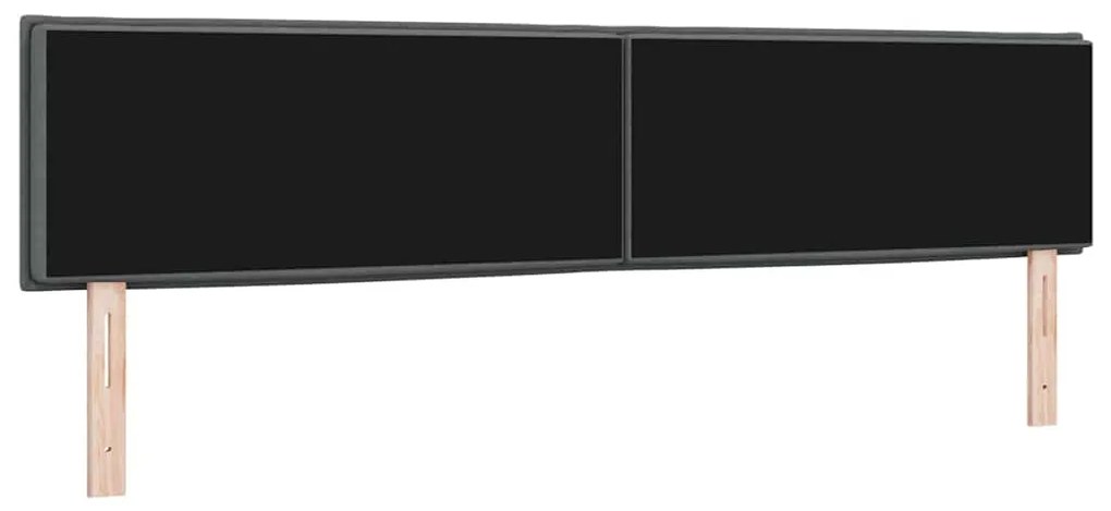Cabeceira Design Linhas Cinza Escuro 100 cm Tecido