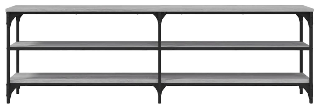 Móvel para TV 160x30x50 cm derivados de madeira cinzento sonoma