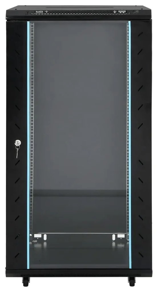 Armário bastidor 22U c/ pés giratórios 19" IP20 60x60x120 cm