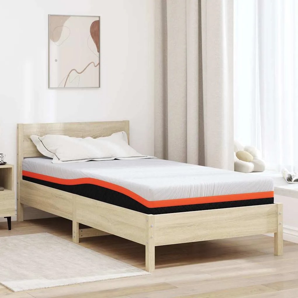 vidaXL Colchões Branco, Cinza 100 x 200 cm