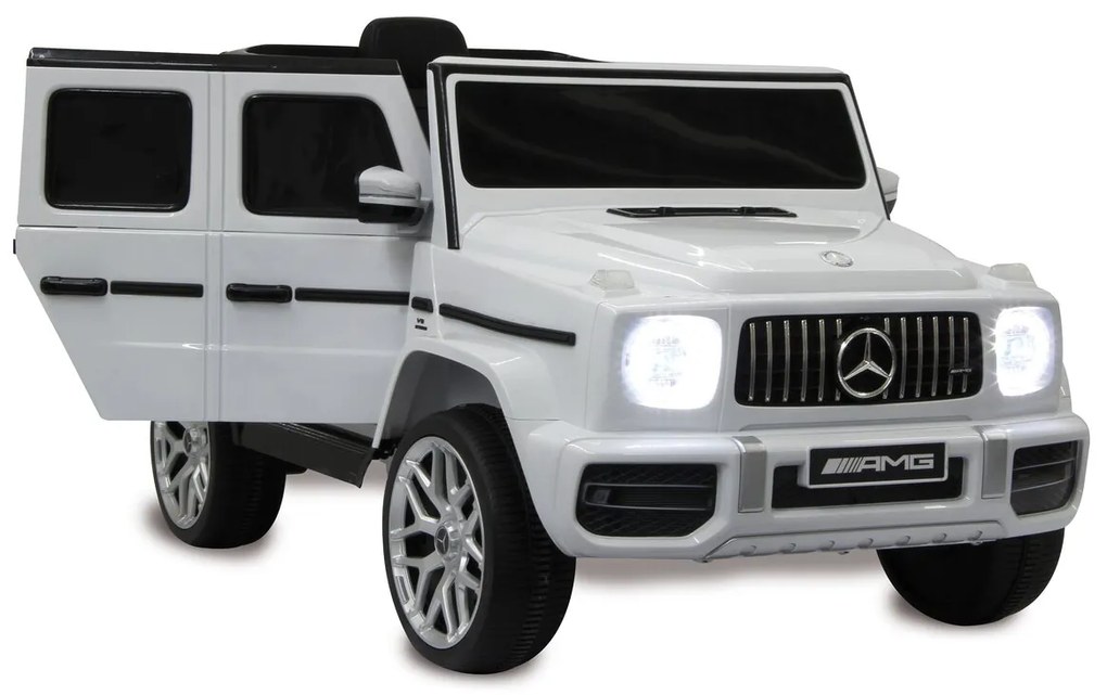 Carro elétrico a bateria infantil Mercedes-Benz AMG G63 branco