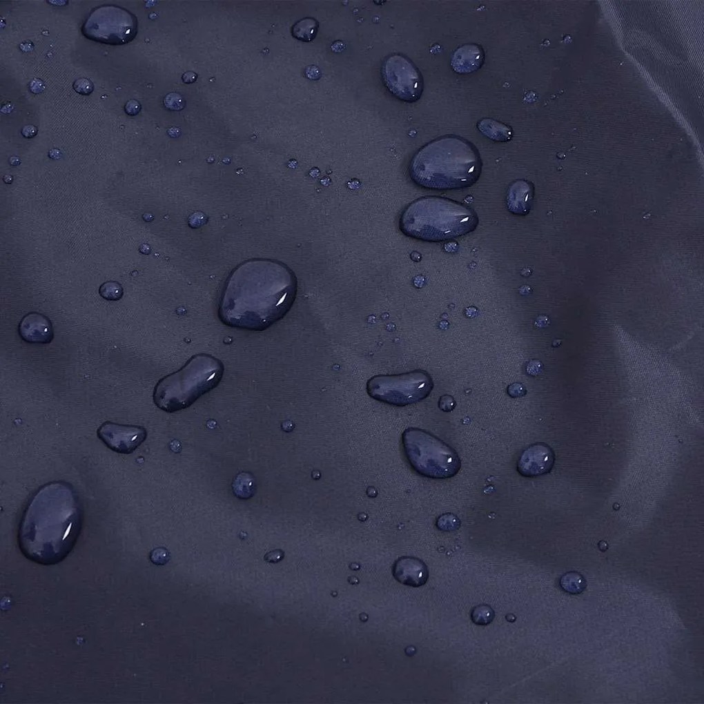 Capa de chuva para cães com tiras reflectoras azul-marinho 3XL