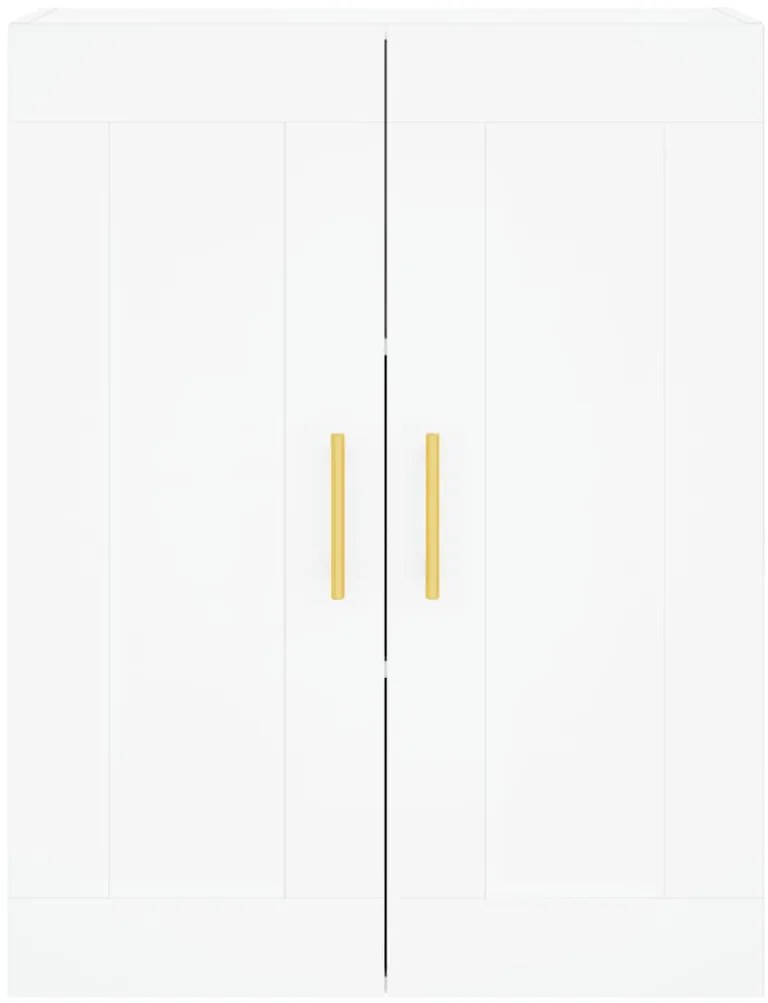 Armário alto 69,5x34x180 cm derivados de madeira branco