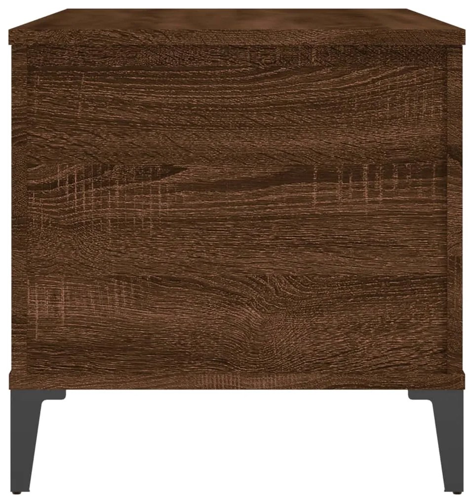 Mesa centro 90x44,5x45 cm derivados madeira carvalho castanho