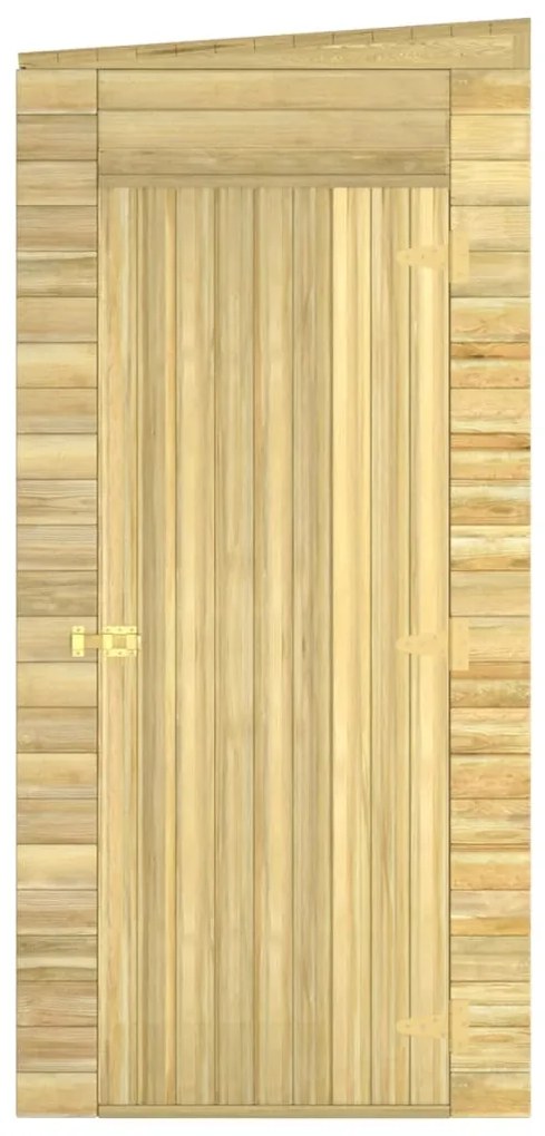 Abrigo de arrumação para jardim 100x210x218 cm pinho impregnado