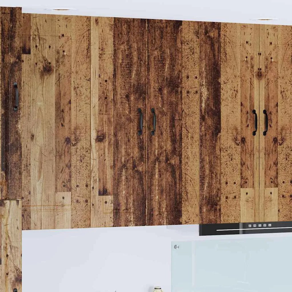 vidaXL Armário de Cozinha com porta Madeira antiga 30 x 31 x 100 cm