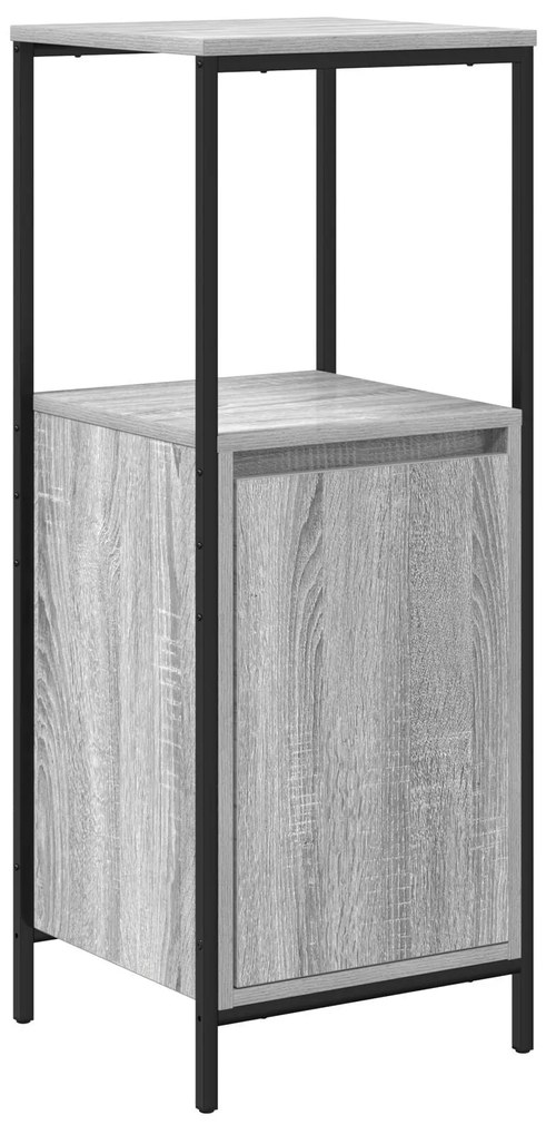 Conjunto de Móveis para a Casa de Banho 5 Peças vidaXL Cinza Sonoma em