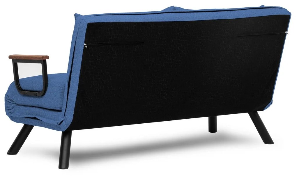 Sofá Cama "Versa" – Azul – 175x133 cm – Design Moderno e Versátil