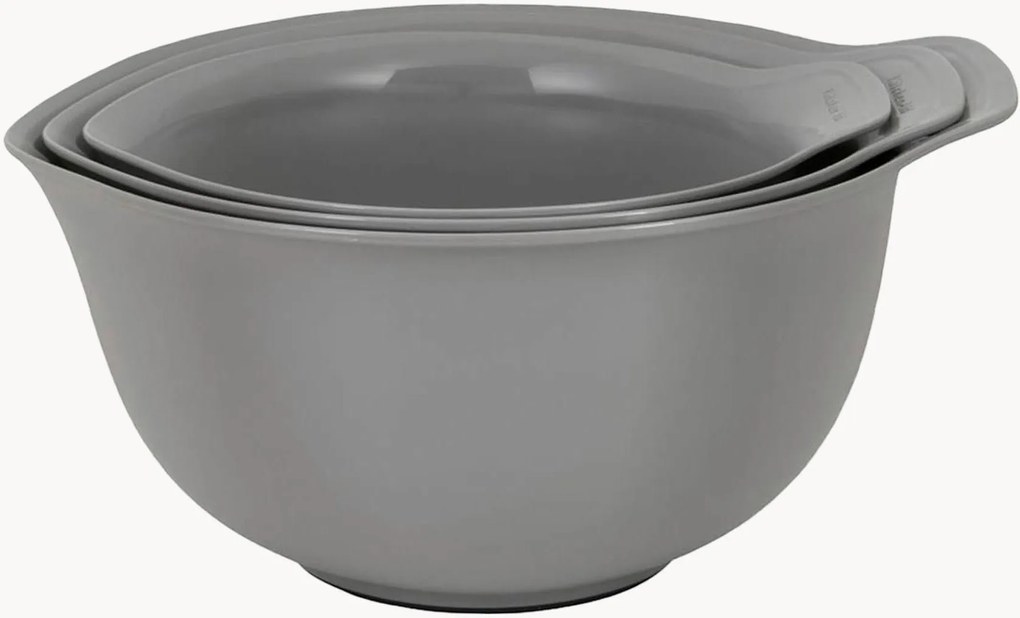 Tigelas de mistura KitchenAid Charcoal Grey, conjunto de 3