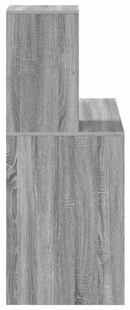 Mesa de Escrita Cinzenta Cinzento Sonoma Aglomerado de partículas
