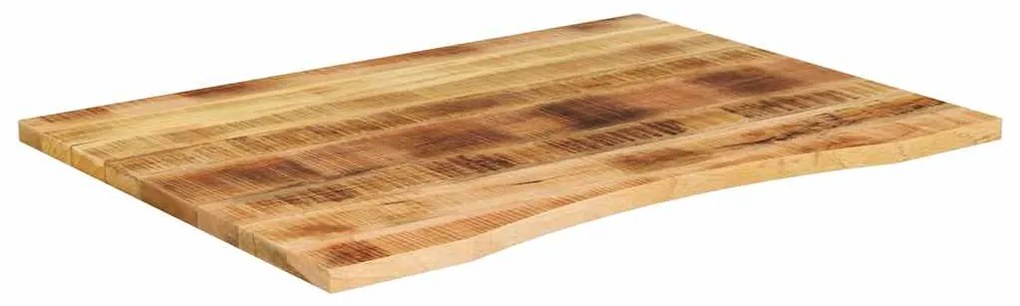 Tampo de mesa com curva 100x80x2,5 cm mangueira áspera maciça