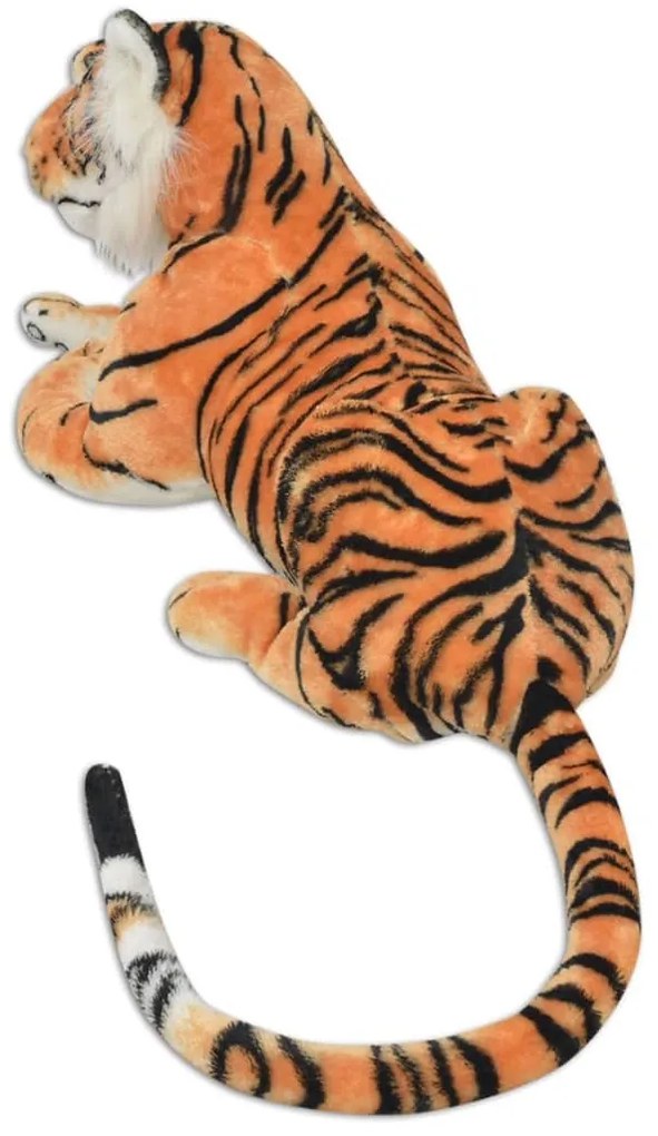 Tigre de peluche, castanho, XXL