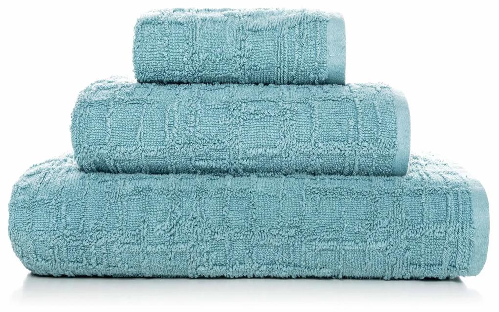 3 toalhas de banho 100% algodão orgânico - GAUFRE  de SOREMA: Taupe