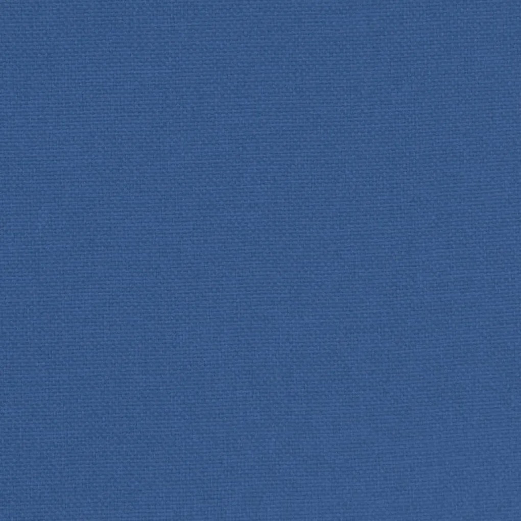 Poltrona com apoio de pés tecido azul