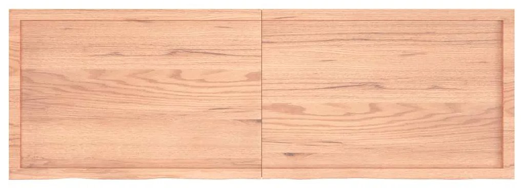 Prateleira de parede 180x60x(2-6) cm carvalho tratado castanho