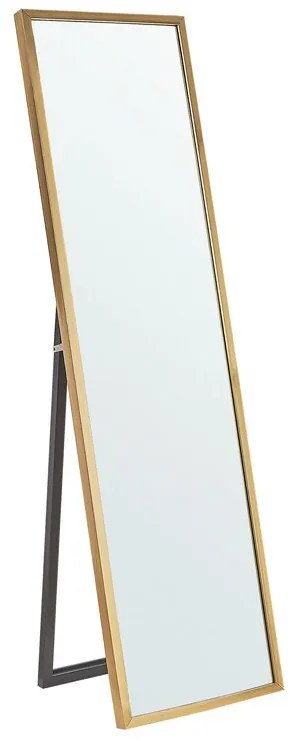 Espelho de pé com moldura dourada 40 x 140 cm TORCY Beliani