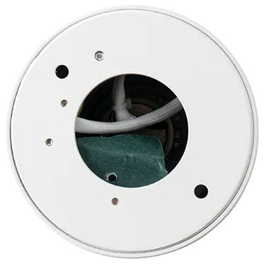 Foco moderno circular branco IP44 - CAPA Moderno