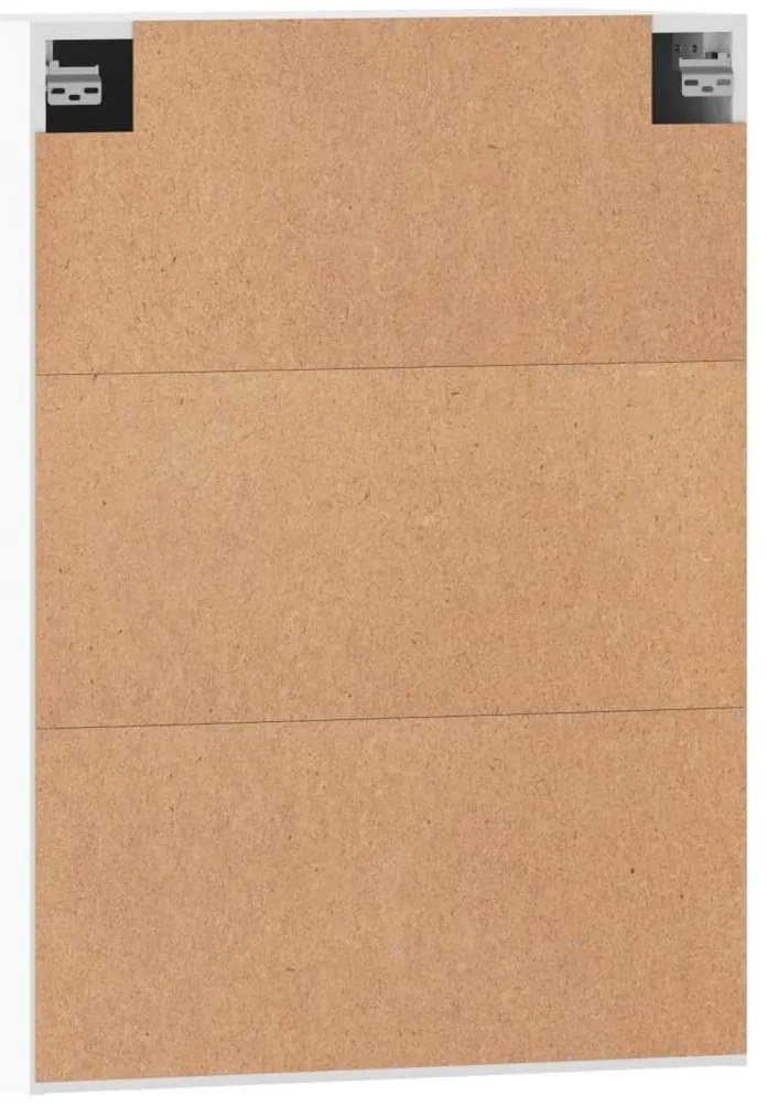 Móveis de parede 2 pcs derivados de madeira branco brilhante