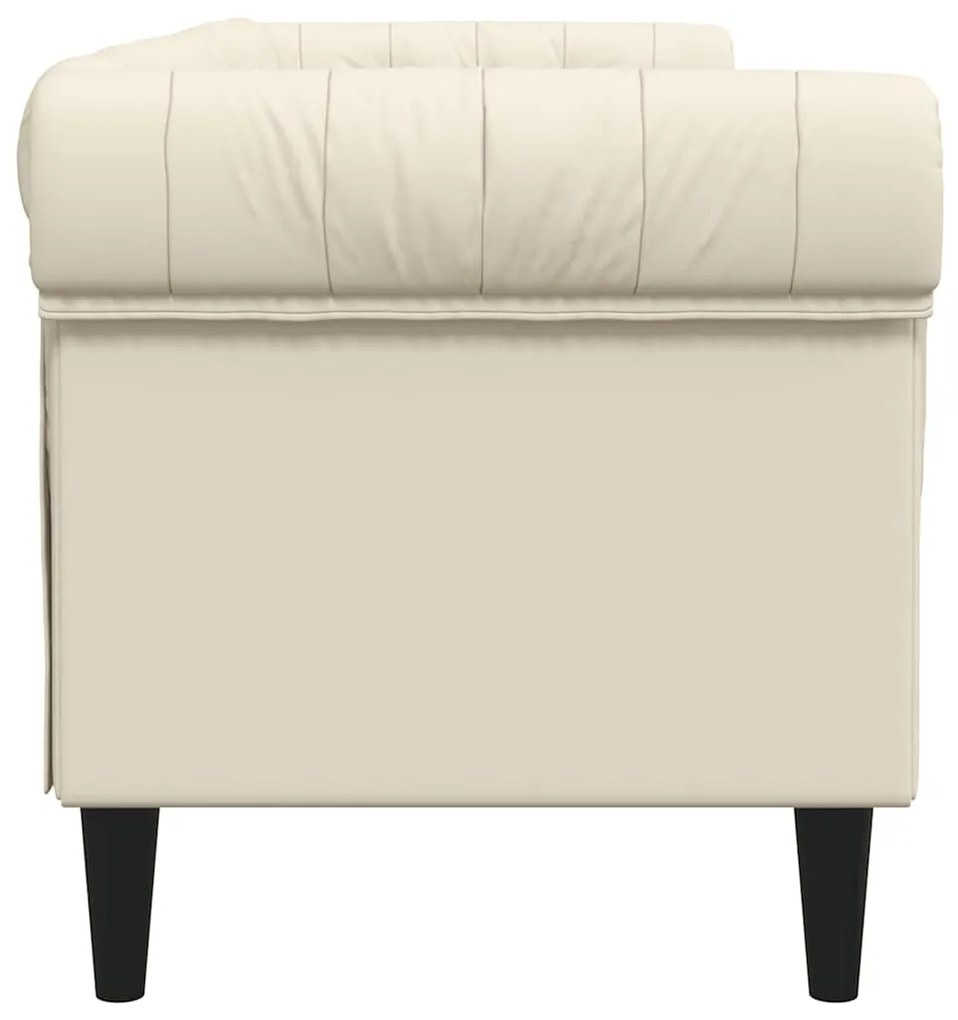 Sofá chesterfield 3 lugares linho
