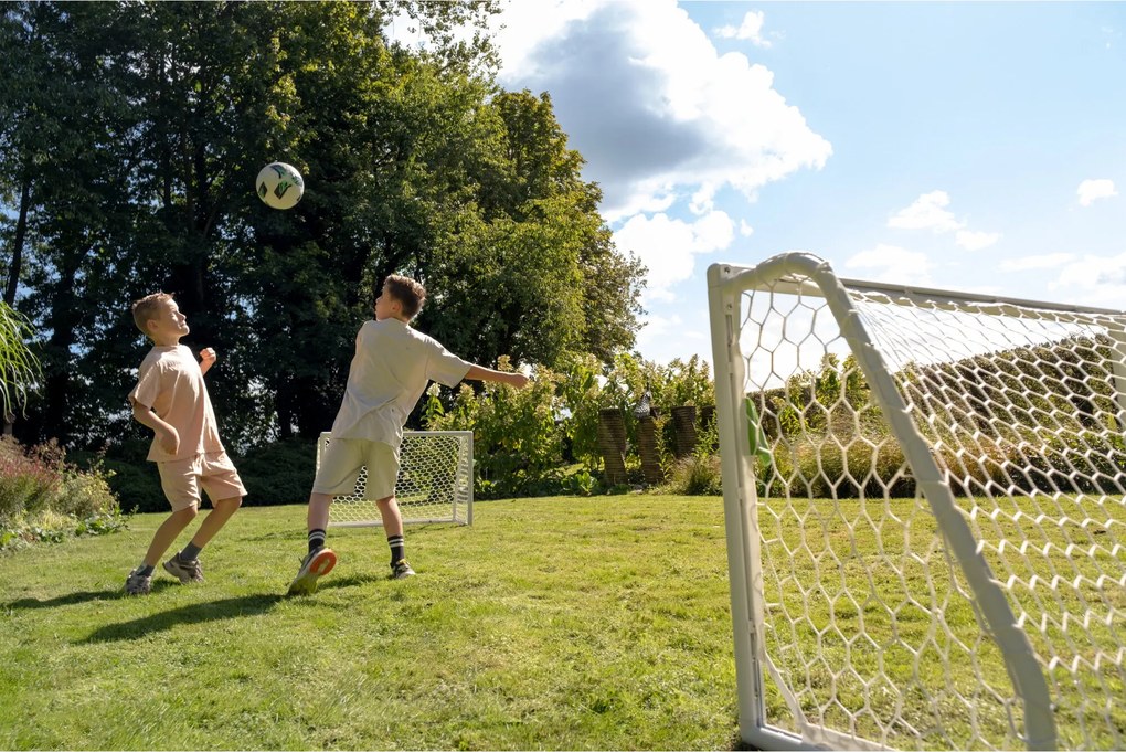 Baliza de futebol em alumínio Scala 120 x 80 cm - branca