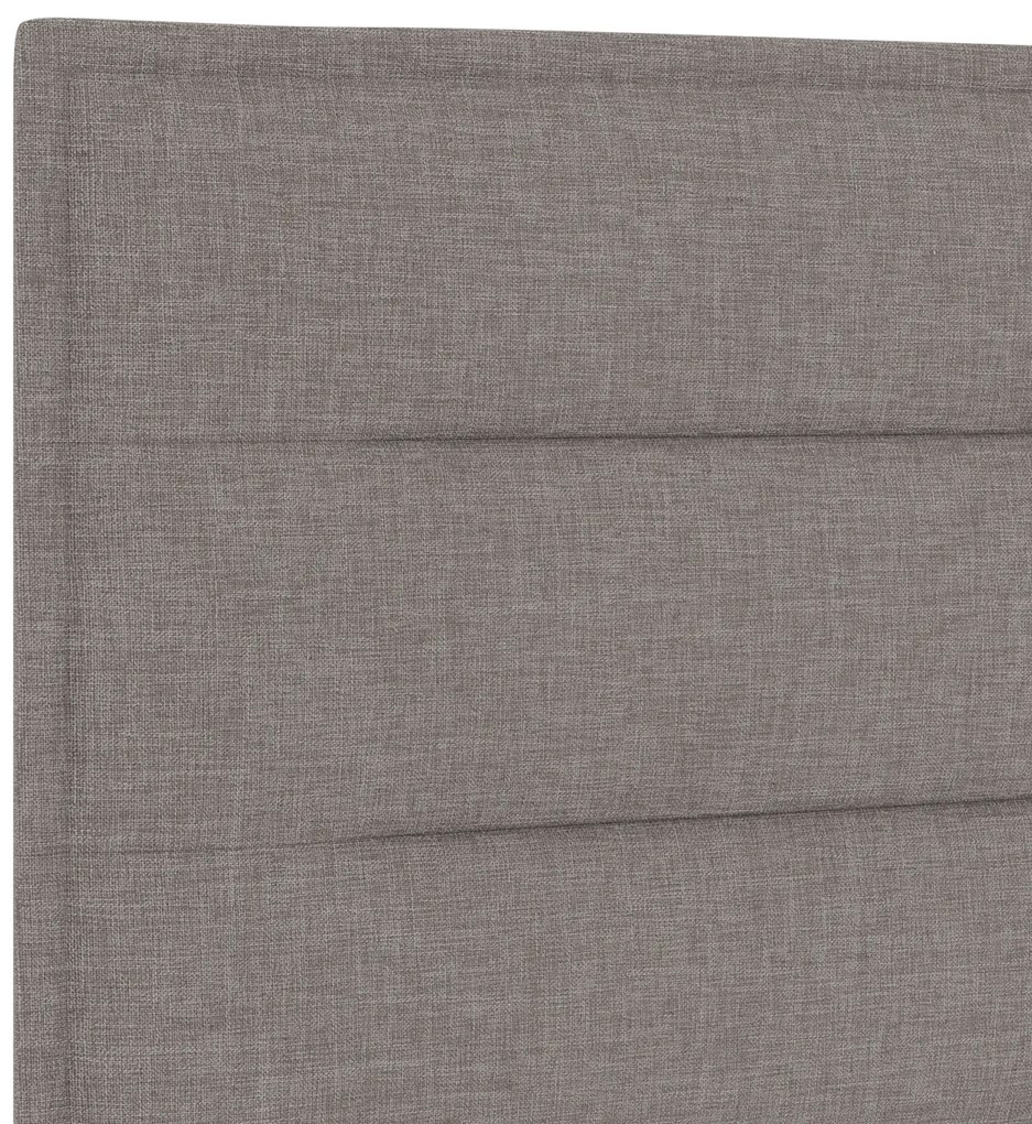 Cabeceira Design Lines Taupe 140 cm Tecido